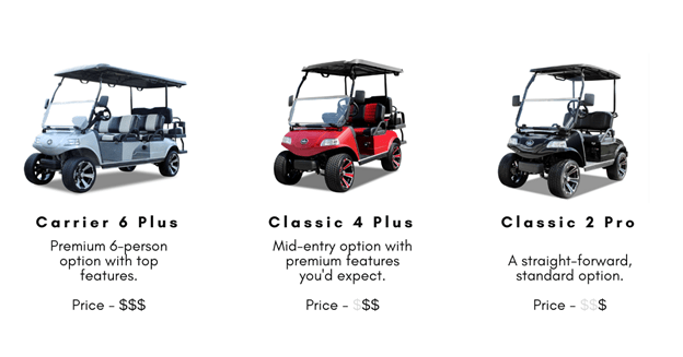 Premium Golf Cart Accessories