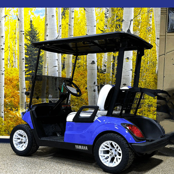 2020 Lilac EFI Yamaha Golf Cart/ Gas - Image 3