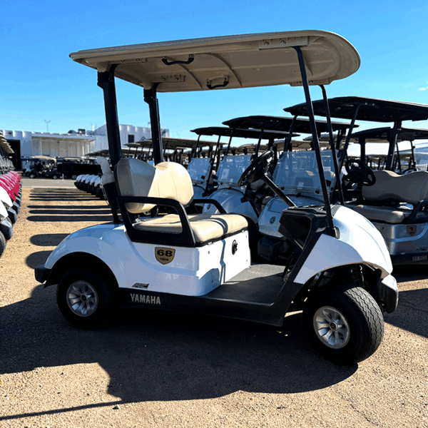 2015 White Yamaha Golf Cart EFI/Gas - Image 2