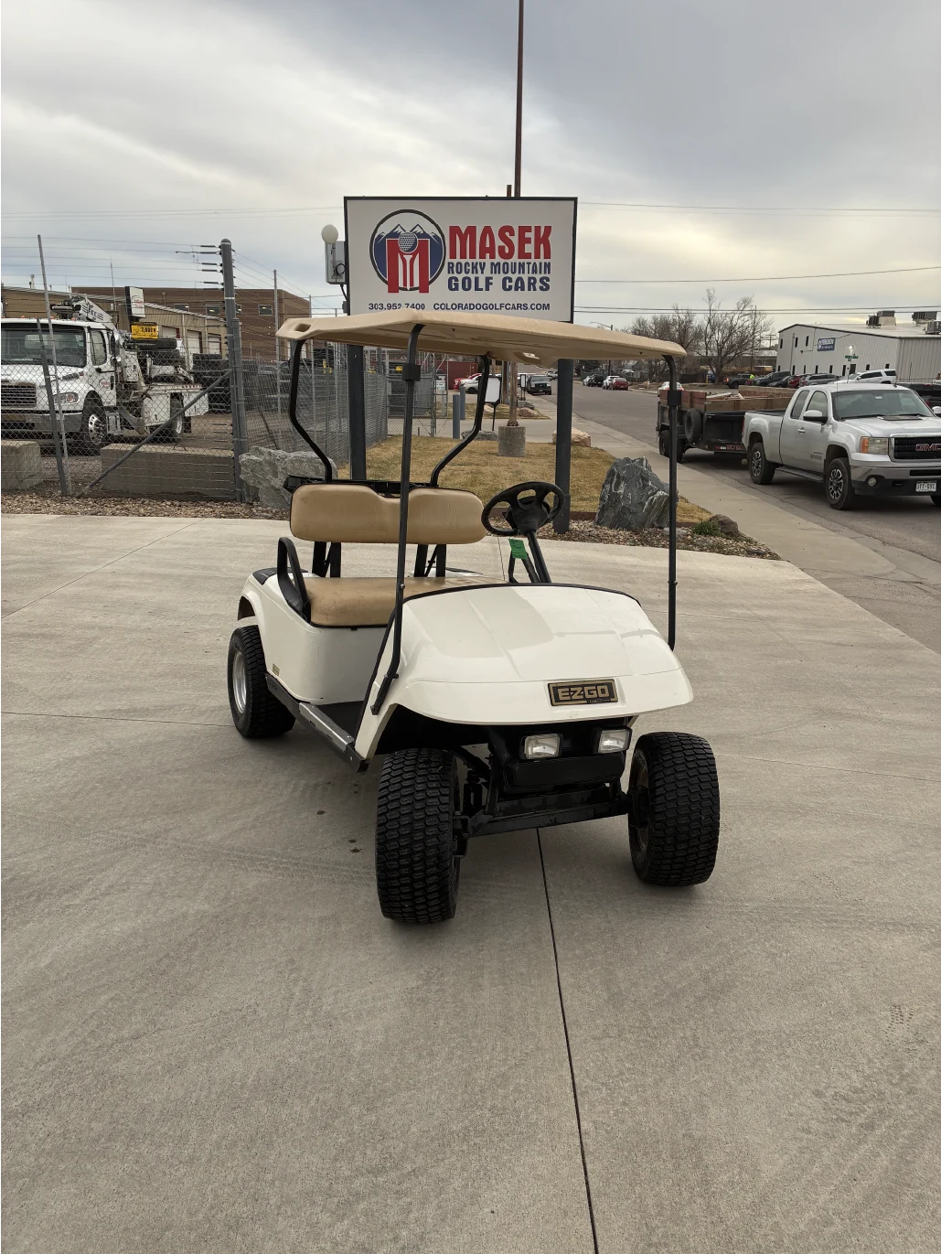 2003 EZGO TXT E White